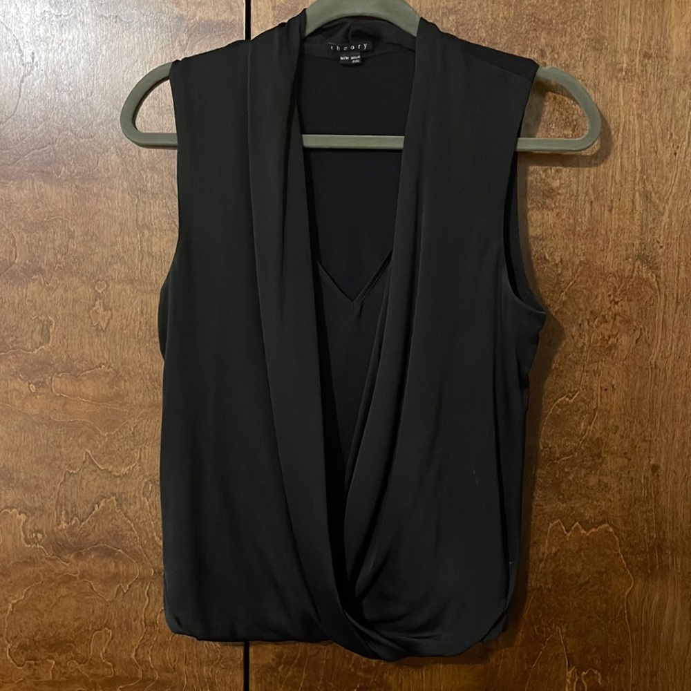 Theory Silk Sleeveless Top